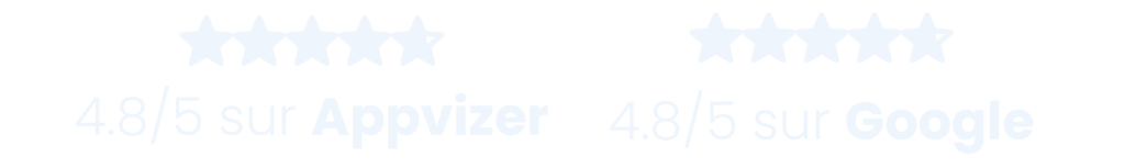 Avis Appvizer 4.8/5 Google 4.8/5